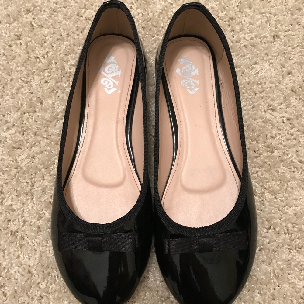 Xeyes black ballet flats women’s  7.5